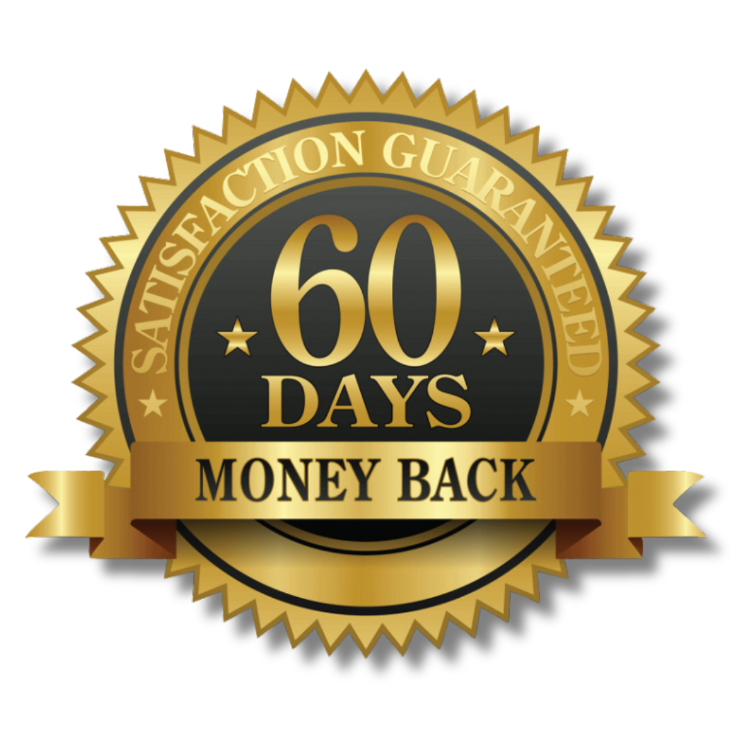 60-day 100% money-back guarantee